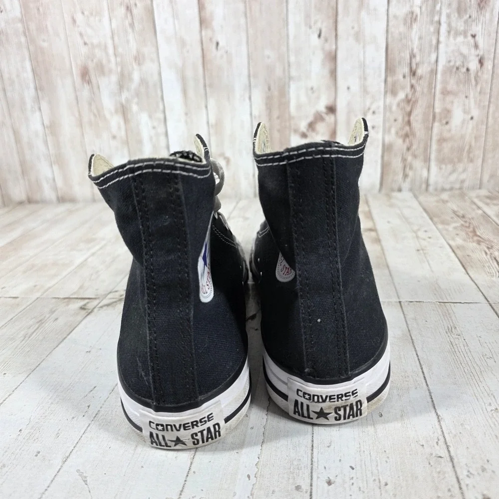 Converse Chuck Taylor All Star High Top Black Canvas Sneakers M9160 Womens 7